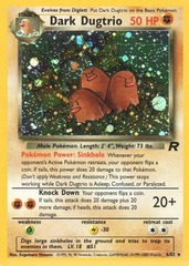 Dark Dugtrio - 6/82 - Holo Rare - Unlimited Edition